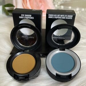 MAC 2 EYESHADOW BUNDLES COLORS NATURAL WILDERNESS SATIN AND GOOD JEANS